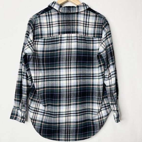 Madewell Plaid Flannel Sunday Button Down Shirt (Cronston Plaid) - Small - Picture 5 of 12